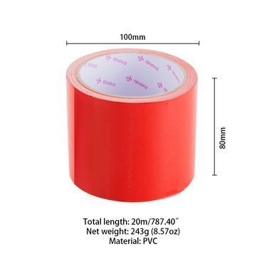 Скотч для бондажу LOCKINK SEVANDA Electrostatic Tape, червона, 16 м