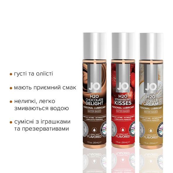 Набор System JO Tri-Me Triple Pack — Neapolitan (3×30 мл) три разных вкуса оральных смазок