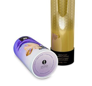 Пенящаяся соль для ванны Shunga Dead Sea salt Oriental Crystals &mdash; Exotic Fruits (500 г), соль Мертво