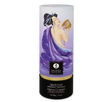 Пенящаяся соль для ванны Shunga Dead Sea salt Oriental Crystals &mdash; Exotic Fruits (500 г), соль Мертво