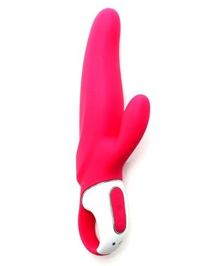 Мощный вибратор-кролик Satisfyer Vibes Mr. Rabbit, два мотора, литой силикон, 12 режимов работы