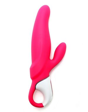 Потужний вібратор-кролик Satisfyer Vibes Mr. Rabbit, два мотори, літій силікон, 12 режимів роботи