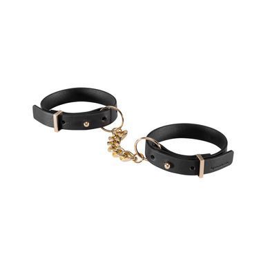 Наручники из экокожи Bijoux Indiscrets Maze &ndash; Thin Handcuffs Black
