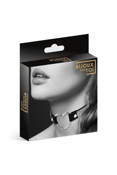 Чокер зі стразами Bijoux Pour Toi - HEART DIAMOND