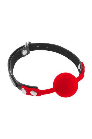 Класичний кляп з силіконовою кулькою Fetish Tentation Silicone Gag Ball