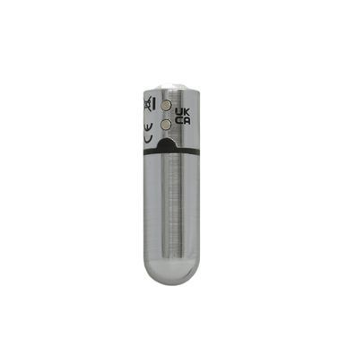 Вибропуля PowerBullet First-Class Bullet 2.5&Prime; with Key Chain Pouch, Silver, 9 режимов вибрации, Серебристый, Сріблястий