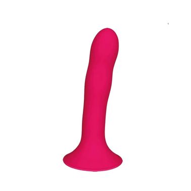 Дилдо с присоской Adrien Lastic Hitsens 4 Pink, отлично для страпона, диаметр 3,7см, длина 17,8см