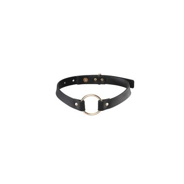 Чокер из экокожи Bijoux Indiscrets Maze – Single Choker Black